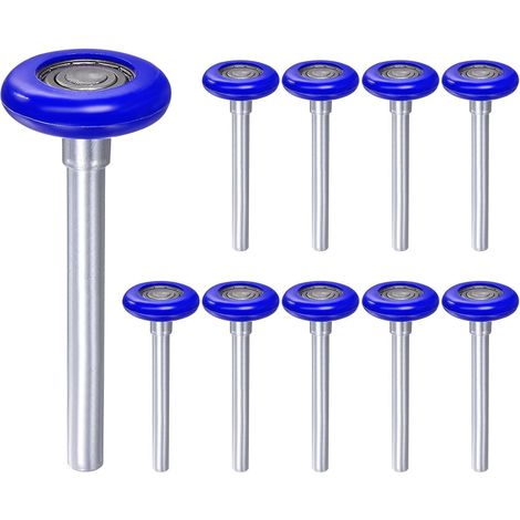 Rouleaux de porte de garage en nylon durable de 1,8 pouces 6200ZZ 10 roulement à billes manche de 4,75 pouces (manche de 4,75 pouces lot de 10, 10) (1/5)