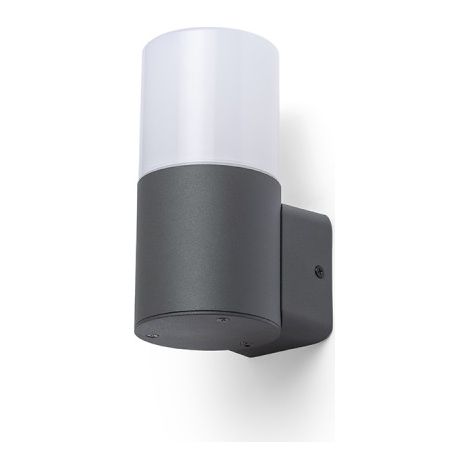 Lampada applique BONNIE da parete grigio antracite opale PP 230V E27 28W IP44