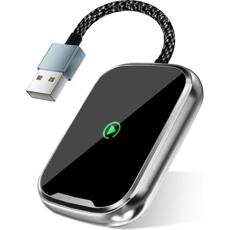Adaptateur sans fil CXZ506 pour CarPlay et Android Auto : dongle USB filaire vers sans fil pour voiture, convertisseur Plug and Play pour connexion automatique. (1/4)