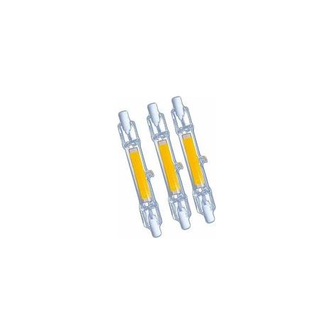 R7s 118mm Ampoule LED,00W Double Extrémité Lampe Linéaire J118 220V 3000 Lumen équivalent Halogène Blanc Naturel 4000K pour Projecteur, Salon, Jardin,Non-Dimmable, lot de 3 [Classe énergétique A++] 56