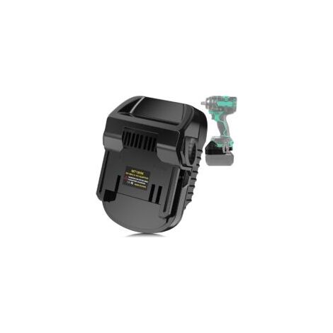 Convertisseur de batterie Makita Li-ion 18 V pour outils coulissants Hitachi 18 V
