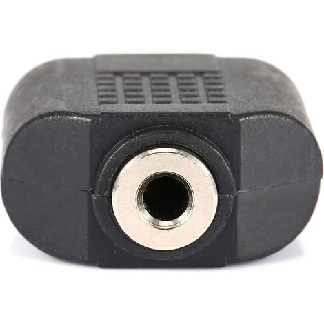 Adaptateur Audio 3.5mm Femelle vers 2 RCA Mâle - Convertisseur Stéréo pour Haut-Parleurs (1/4)