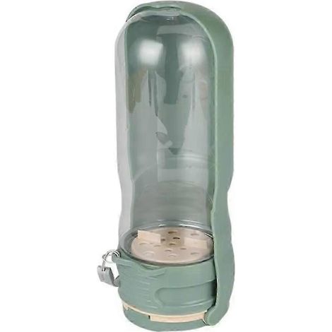 Ce distributeur de nourriture portable 2 en 1 pour animaux de compagnie est pliable, convient aux chats et aux chiens et est idéal pour les voyages. Il comprend un distributeur d'eau. (1/5)