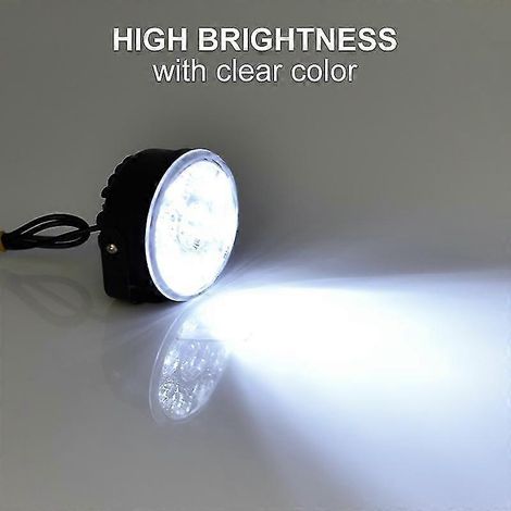 2-teiliges rundes 9-LED-Tagfahrlicht, universelles LED-Nebelscheinwerfer-Nachrüstset, Edition 0621
