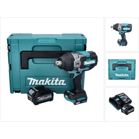 Makita TW 001 GD101 Akku Schlagschrauber 40 V max. 1800 Nm Brushless XGT + 1x Akku 2,5 Ah + Ladegerät + Makpac (1/5)