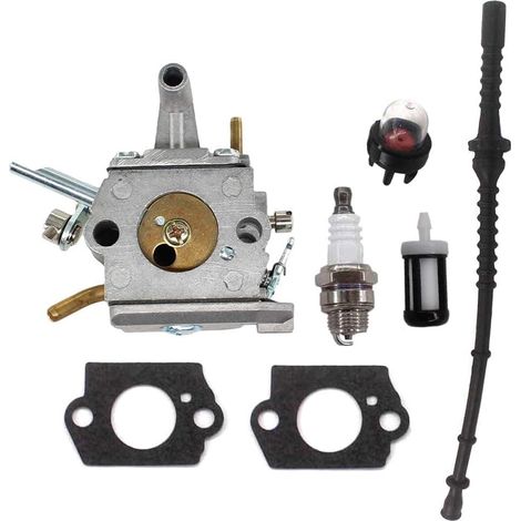 avec tuyau à essence pour Stihl FS400 FS450 FS480 SP400 SP450 - Pour débroussailleuse - Remplace Stihl 4128 120 0651 Zama C1Q-S34H