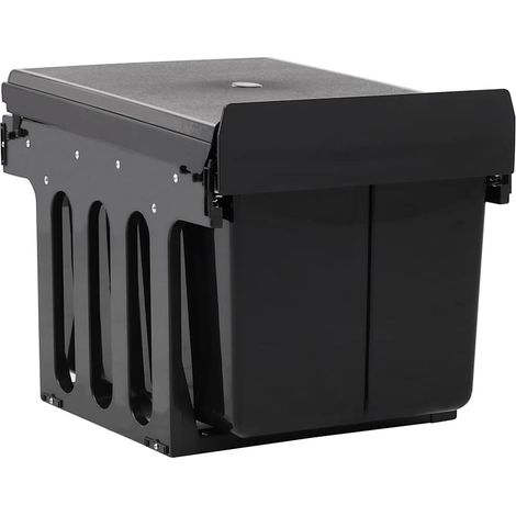 Maison Exclusive - Cestino Estraibile per Mobile Cucina Chiusura Ammortizzata 48 L (1/5)