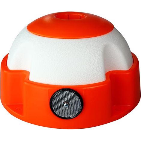 Socle balise Orange fluo/Blanc - 2031714