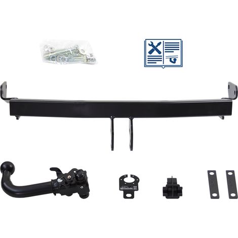 Attelage rotule démontable AUTO-HAK + faisceau Trail-Tec spécifique 13 broches - JEEP PATRIOT (1/2)