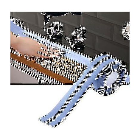 Wasserdichtes und schimmelresistentes Dichtungsband für Tapeten, Küchen und PVC-Böden – 2,2 cm x 320 cm – Blau