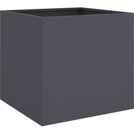 Maison Exclusive - Jardinera acero gris antracita 49x47x46 cm