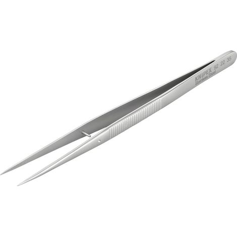 KNIPEX 92 22 35 Pinzetta di precisione con perno guida punta sottile 155 mm
