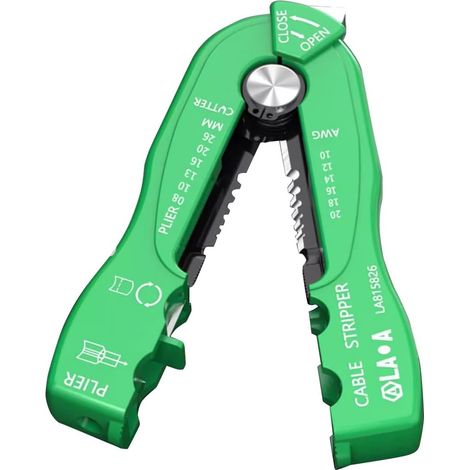 CCYKXA  Pince à dénuder et coupe-câbles professionnelle – Plage de dénudage réglable de 0,8 à 10 mm, lames en acier M390/SK5, pour câbles électriques de 10 mm