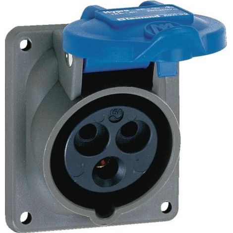 Prise fixe Hypra IP44 32A - 380V à 415V - 3P+T - métal - LEGRAND (1/2)