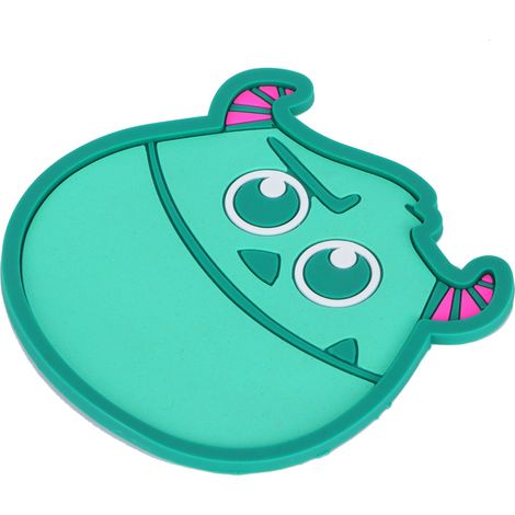 Dessous de verre en silicone, motif dessin animé, anti-brûlure, isotherme, pour tasse, décoration de table, animal (1/5)