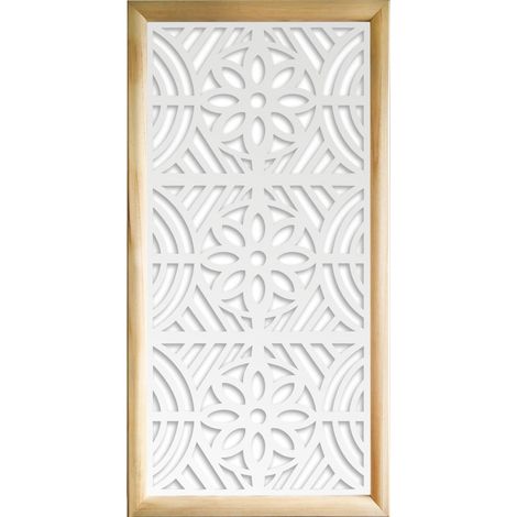 PROVENZA - Moduli Decorativi in Legno e PVC - Misura: 73x148 cm - Colore: bianco (1/4)