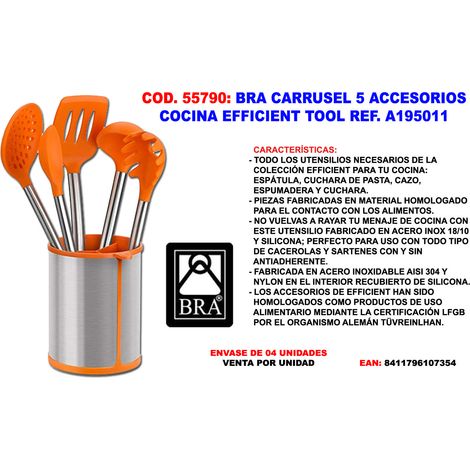 Küchenutensilien Set BRA EFFICIENT A195011 Orange (6 pcs)