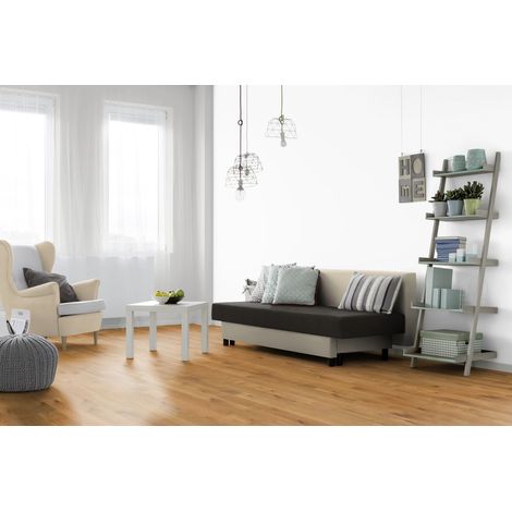 Parquet contrecollé en bois chêne brossé verni naturel- 14/2,5 x 130 x 1092 mm - 1 m² - ROCHELLE