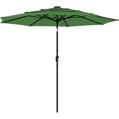 Outsunny Garden Parasol, Outdoor Umbrella with Tilt Function, Green