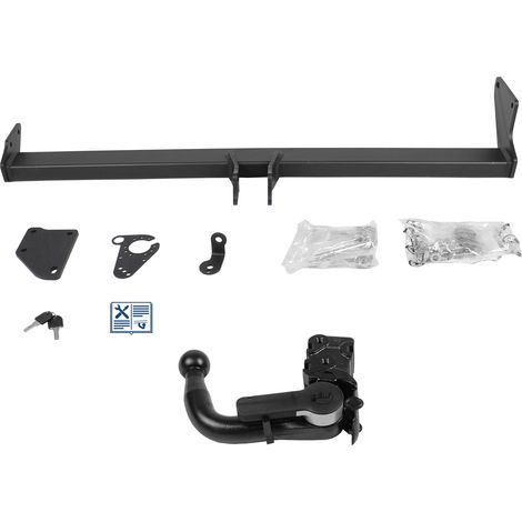 Attelage - Kia NIRO I - 08/18-08/22 - rotule démontable - GDW - Faisceau universel 7 broches (1/2)