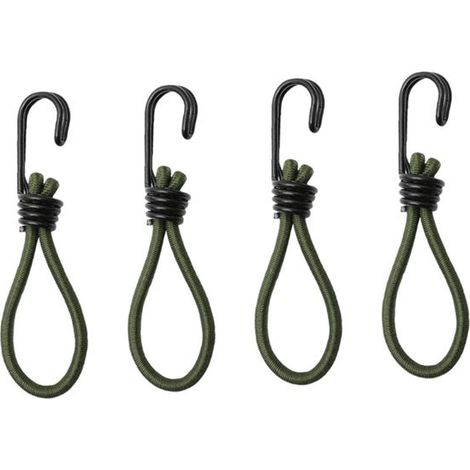4 Pièces Boucle de Tente Crochet pour Corde Élastique Accessoires de Tente Boucle pour Corde Élastique Crochet de Toile (1/5)
