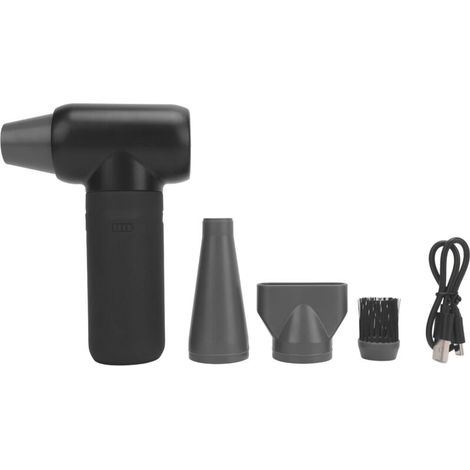 Souffleur à jet d'air 180 000 tr/min, 3 vitesses, portable, électrique, pour sécher clavier, ordinateur et nettoyer les surfaces en camping.