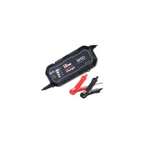Chargeur de batterie automatique intelligent 12 V 1.5A, mainteneur de batterie pour moto et voiture, charge de maintien à flotteur, chargeur de batterie de voiture (1/5)