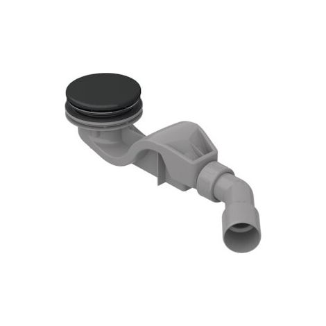 BETTE B598-400AY PLAT NOIR Receveur de douche surface de douche évacuation décentrée