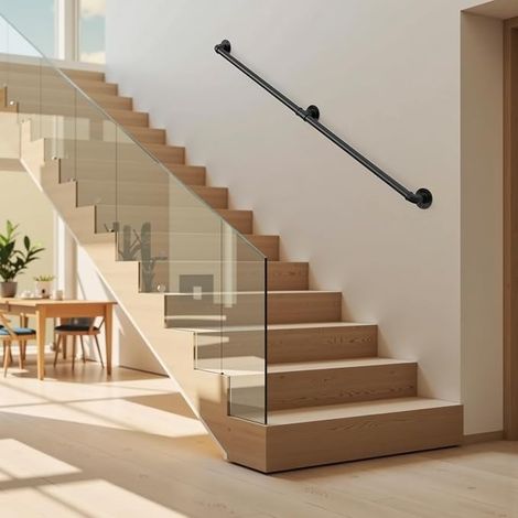 30 cm Black Handrail Stair Handrail (1/2)