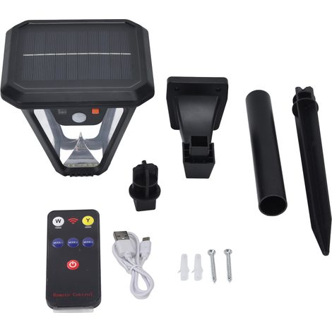 solaire de jardin 100 LED 5 modes télécommande étanche