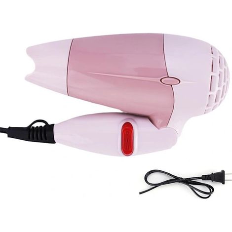 Mini sèche-cheveux de voyage pliable et portable, ventilateur compact, air chaud et froid.-AquaForge
