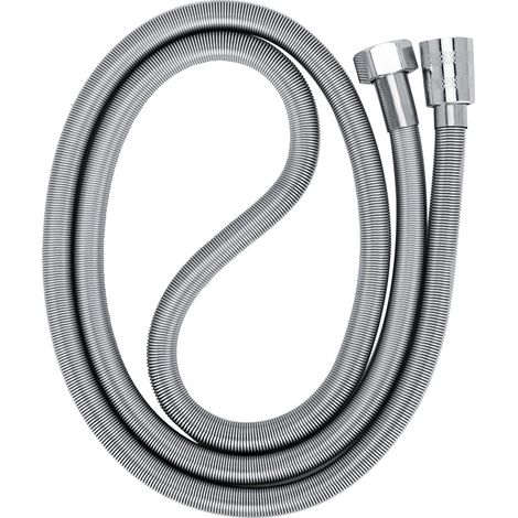 Accessoire de douche flexible en acier inoxydable G1/2 po pour salle de bain : flexible de douche à ressort épais (1/5)