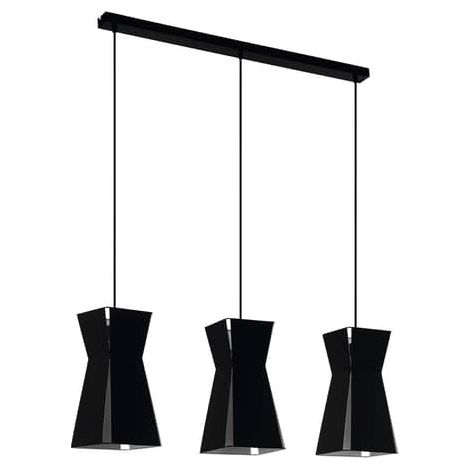 [GEBRAUCHT] B-Ware Eglo Hängeleuchte Hängeleuchte Lampe Leuchte Valecrosia Schwarz Dreiflammig