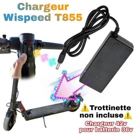Wispeed T855 42V Ladegerät für Wispeed 36V Elektroroller [42V Ladegerät für 36V Akku] (1/5)