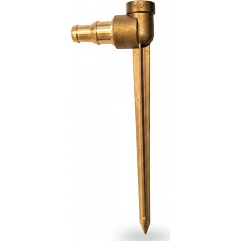 Presente di terra in ottone per irrigatori 1/2''  Base per l'installazione di irrigatori nei giardini