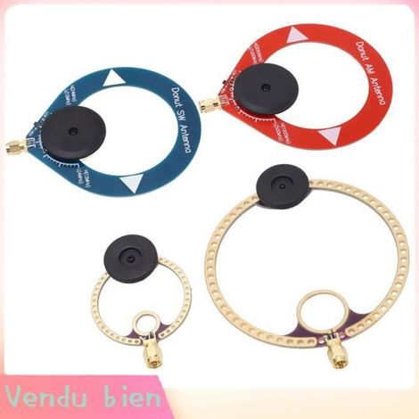 Mini émetteur-récepteur 4 Pièces, Antenne à Boucle Légère et Portable de Poche avec 2 Fonctions pour les Radios FM SW (1/4)