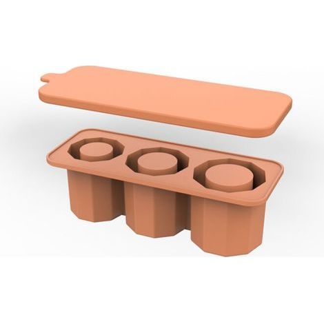 Bac à glaçons compatible avec le thermos Stanley de 1,2 litre (40 oz), modèle 3 en 1 avec couvercle pour préparer facilement des boissons glacées maison - Crezuo