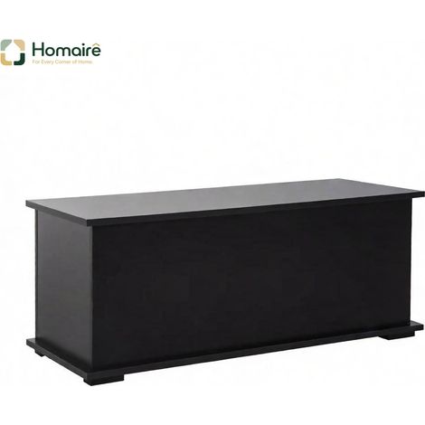 Banquette de salle à manger en bois board noir 100 x 40 x 40 cm HOMAIRE (1/5)