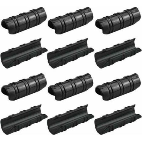 100 Pcs Serre Clips 25mm Clips Serre de Jardin Résistance aux Températures Elevées Fixation Bache Serre Durable Facile a Utiliser pour Fixation Serre Bannière Tuyau Jardin Films - Noir..DEBUNS (1/4)
