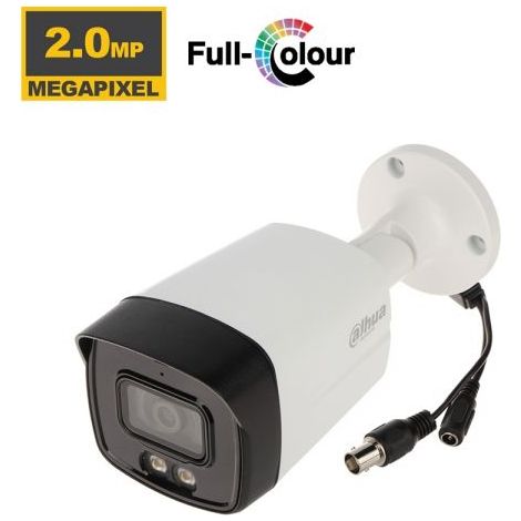 Dahua telecamera Bullet Full Color 1080p 2Mp - HAC-HFW1239TLM-A-LED (3.6mm) S