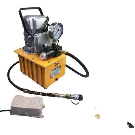 Pompe hydraulique, pression maximale de 10000 PSI, fonctionnement électrique, 220V, UE (1/2)