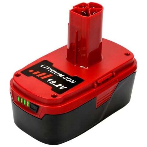 Pair ZVD-Nouveau et remplaçable pour les batteries lithium craftman c3 XCP 19.2v 11375, 11376 130279005 (1/4)