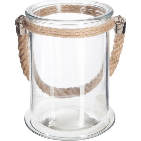 Vaso per candele Lena in vetro H17cm - Atmosphera créateur d'intérieur