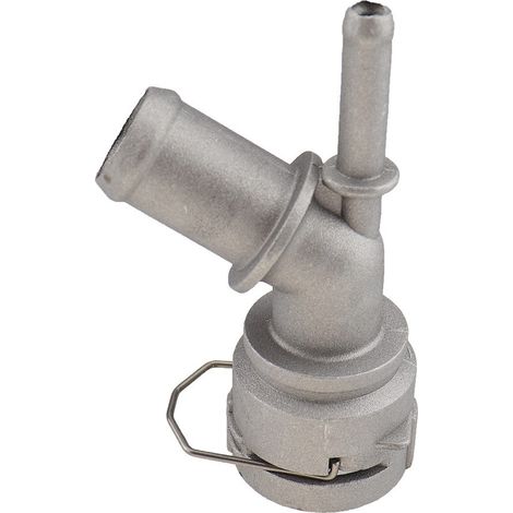 Raccord de durite de chauffage compatible avec VW Bora, Lavida, Golf 4 - Réf. 1J0122291B / 3B0122291B (1/2)