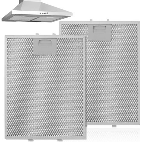 Lot de 2 Filtre Hotte Aspirante Cuisine, Filtre Graisse Réutilisable (1/5)