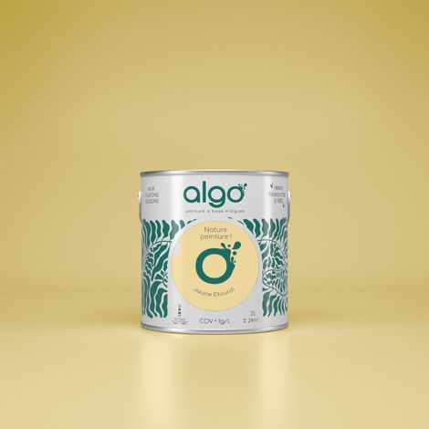 Peinture écologique Algo - Jaune Étourdi - 0.5L / Mat (1/4)