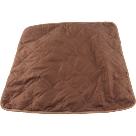 Coussin de chaise marron, antidérapant, absorbant l'eau, en coton de qualité supérieure, pour la maison, les voyages, la voiture ou le bureau. (1/5)