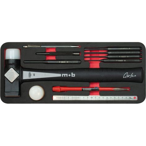 Module mousse frappe 11 outils duo carbon - MOB