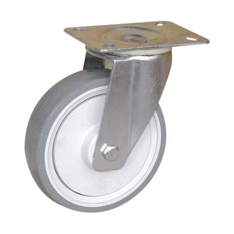 Roulette industrielle Guitel Hervieu, Acier galvanisé, Ø 100mm, 150daN ( Prix pour 1 )