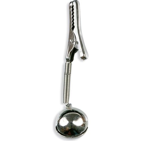 Sacchetto di 2 campanelli in ottone nichelato